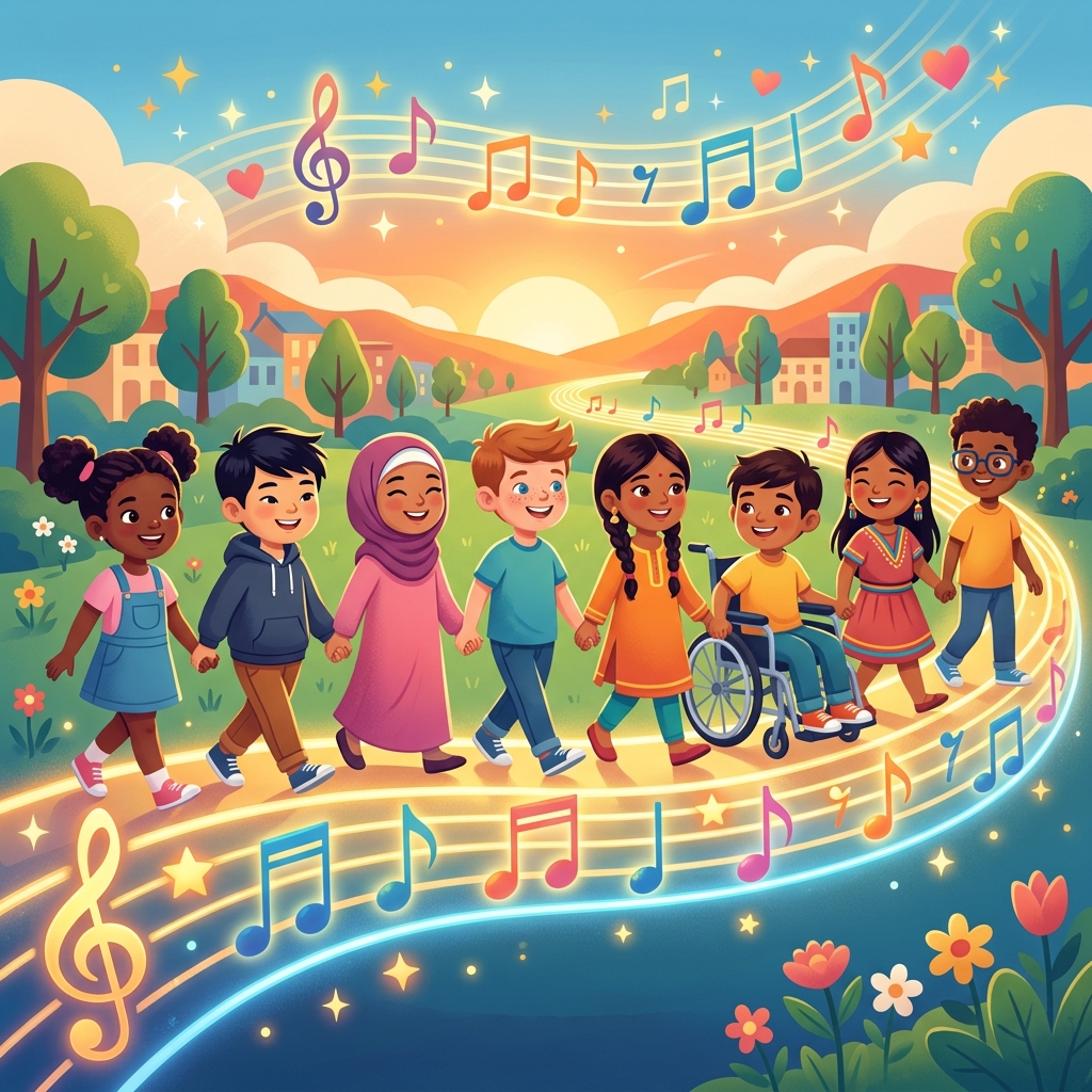Para los niños, el lenguaje es música