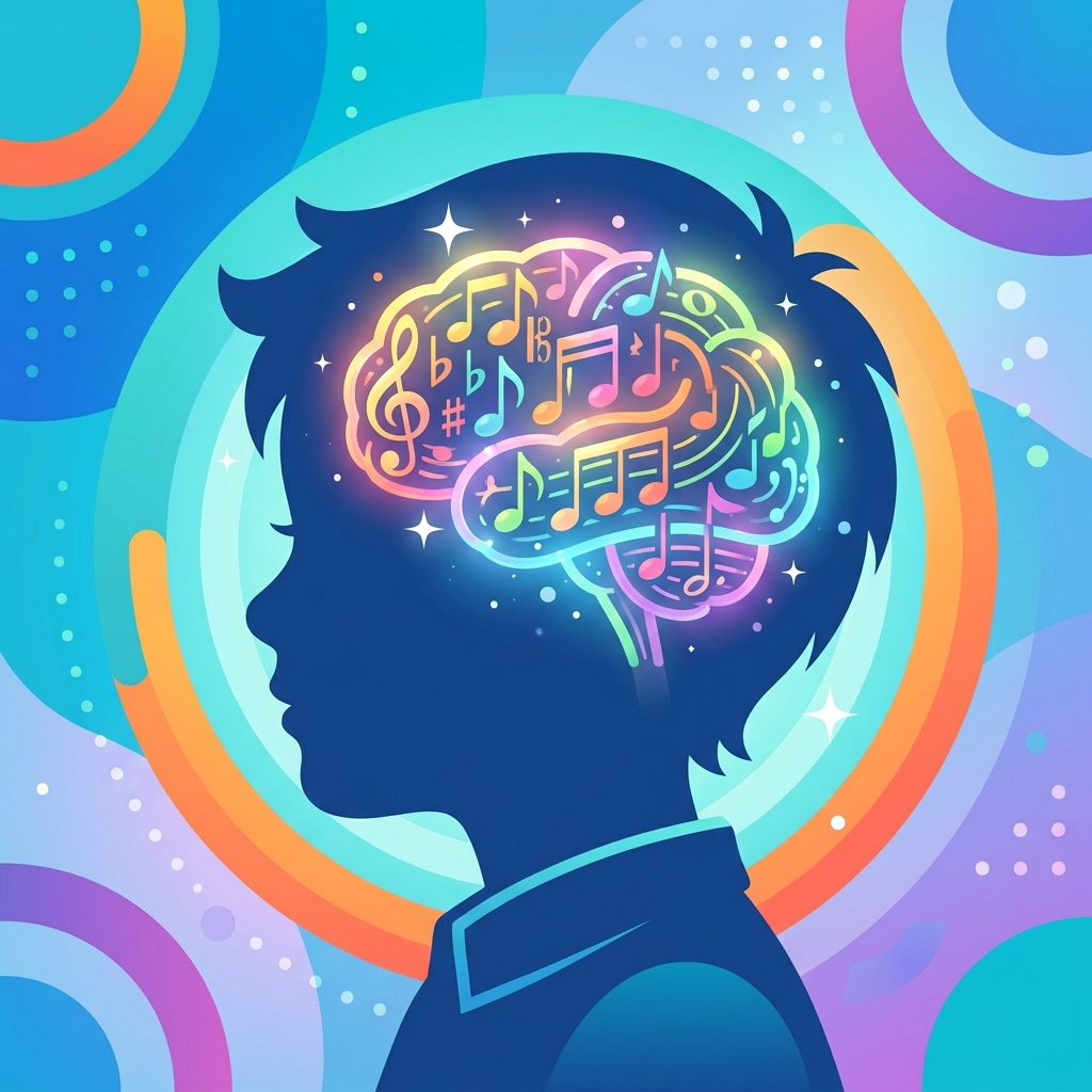 ¿Qué pasa en el cerebro de los niños cuando escuchan música?